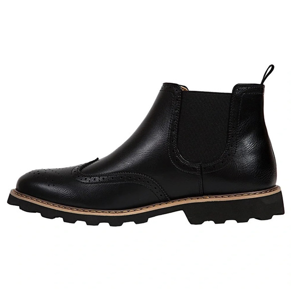 Thomas & Vine Men\'s Brayden Wingtip Chelsea Boot. Sz: 13